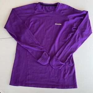 Patagonia Purple Long Sleeve Tee